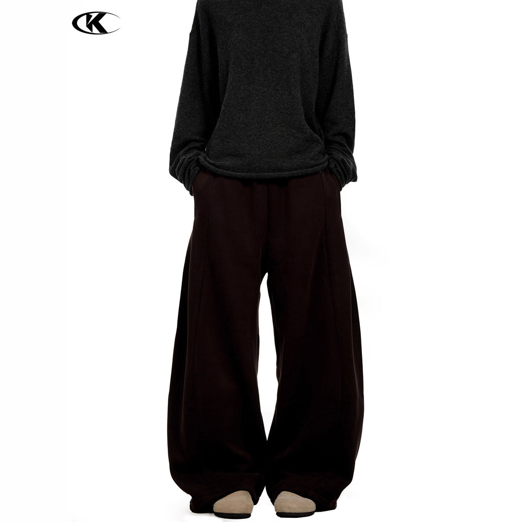 11KN wide-leg retro casual sweatpants