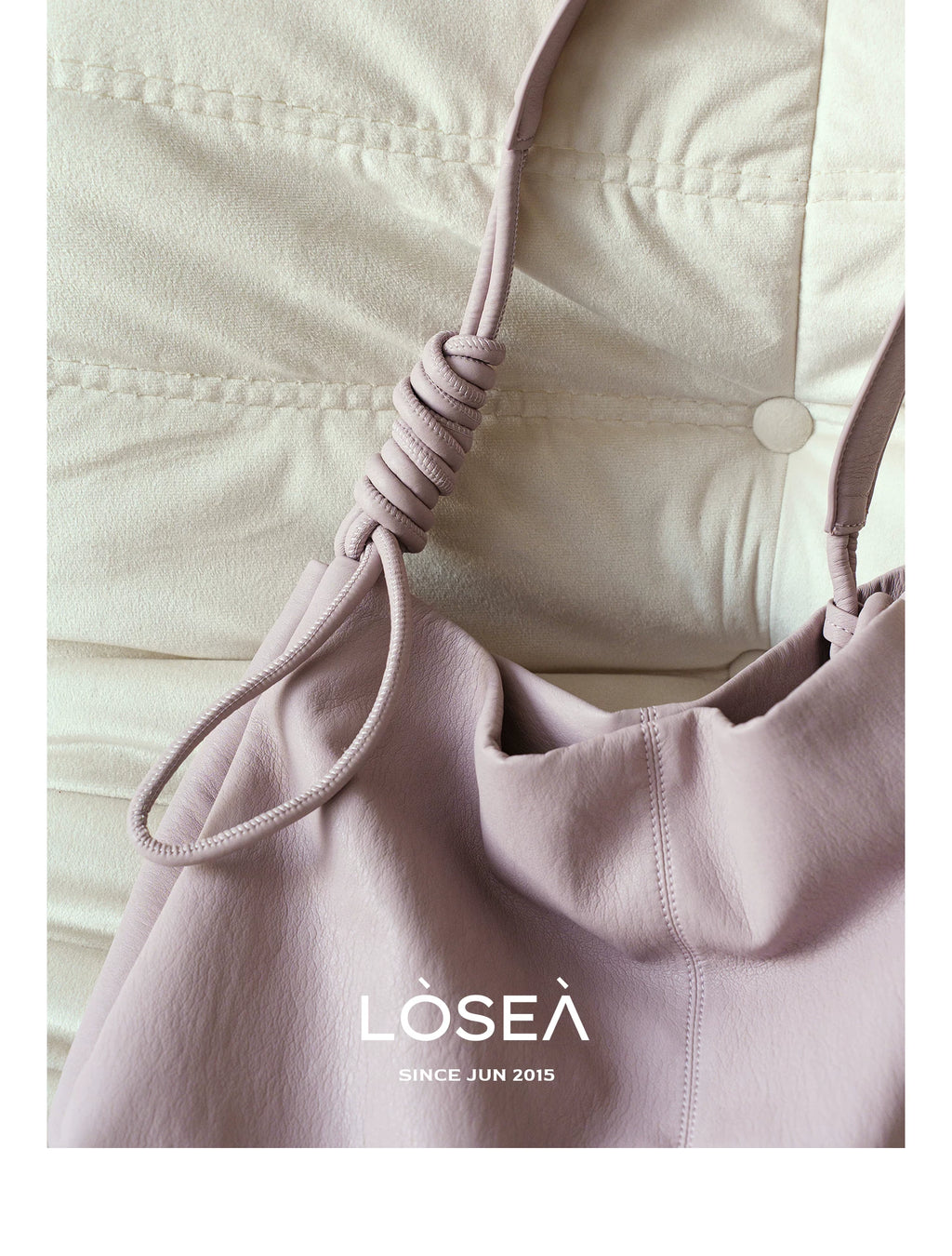 LOSEA Soft Leather Large Capacity Shoulder Bag