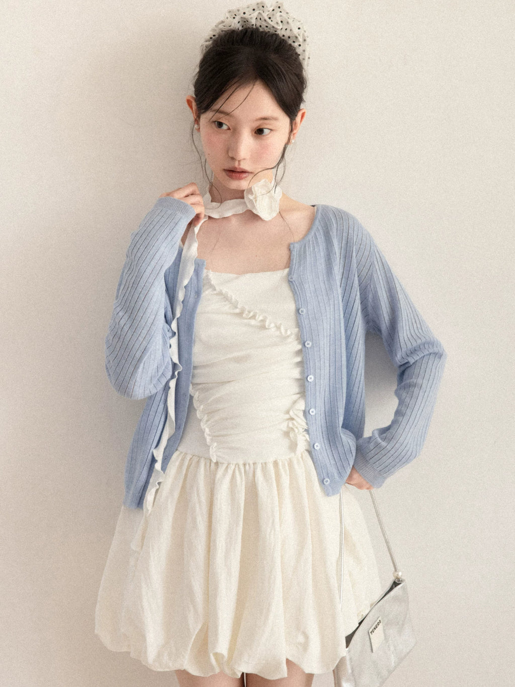 Cantonstory Gentle Long-sleeved Wool Knitted Cardigan
