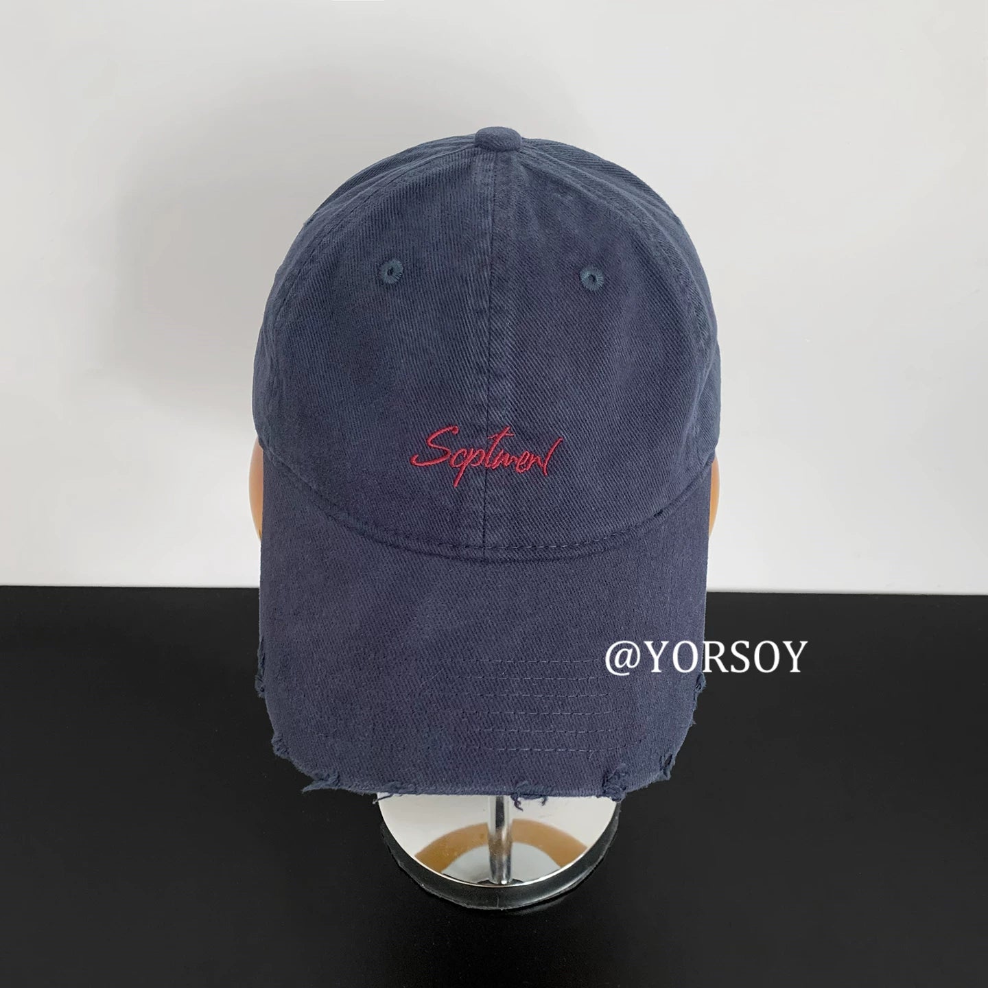YORSOY Retro Old Ripped Baseball Cap