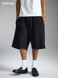 Blank Map Loose Casual Sweatpants Shorts