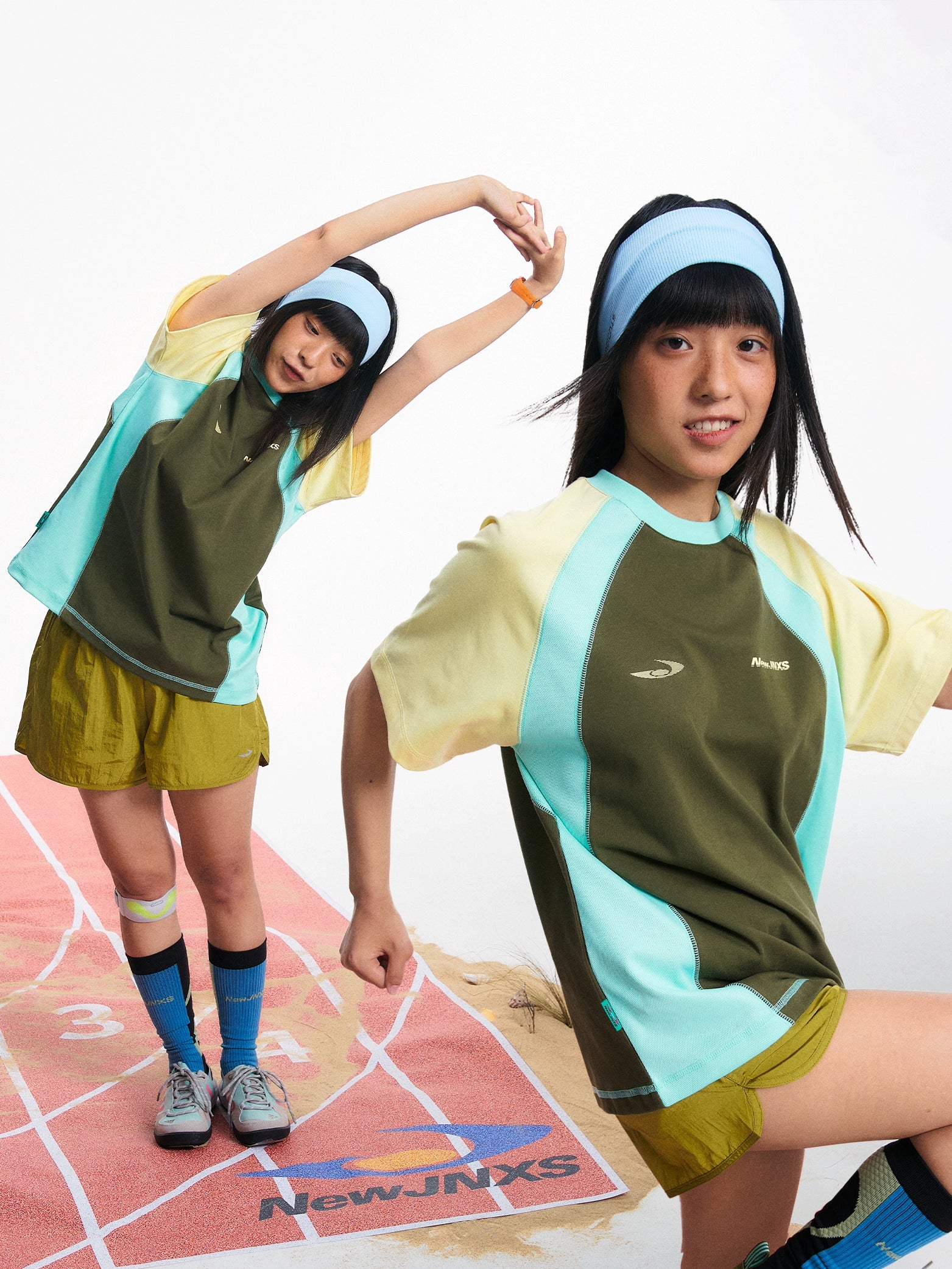 NewJNXS Quick Drying Shoulder Tee