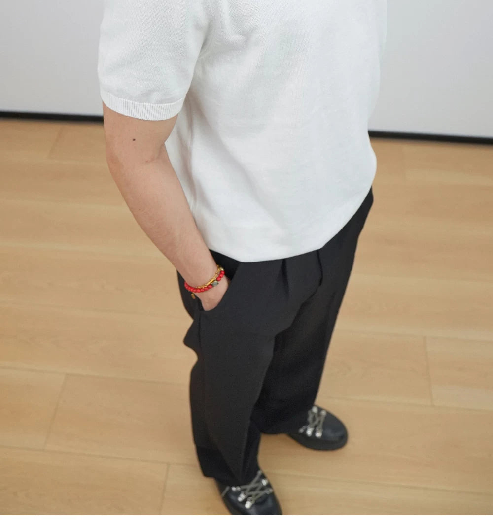 GOODLIVEABLE Front Shoulder Casual Comfortable Tee