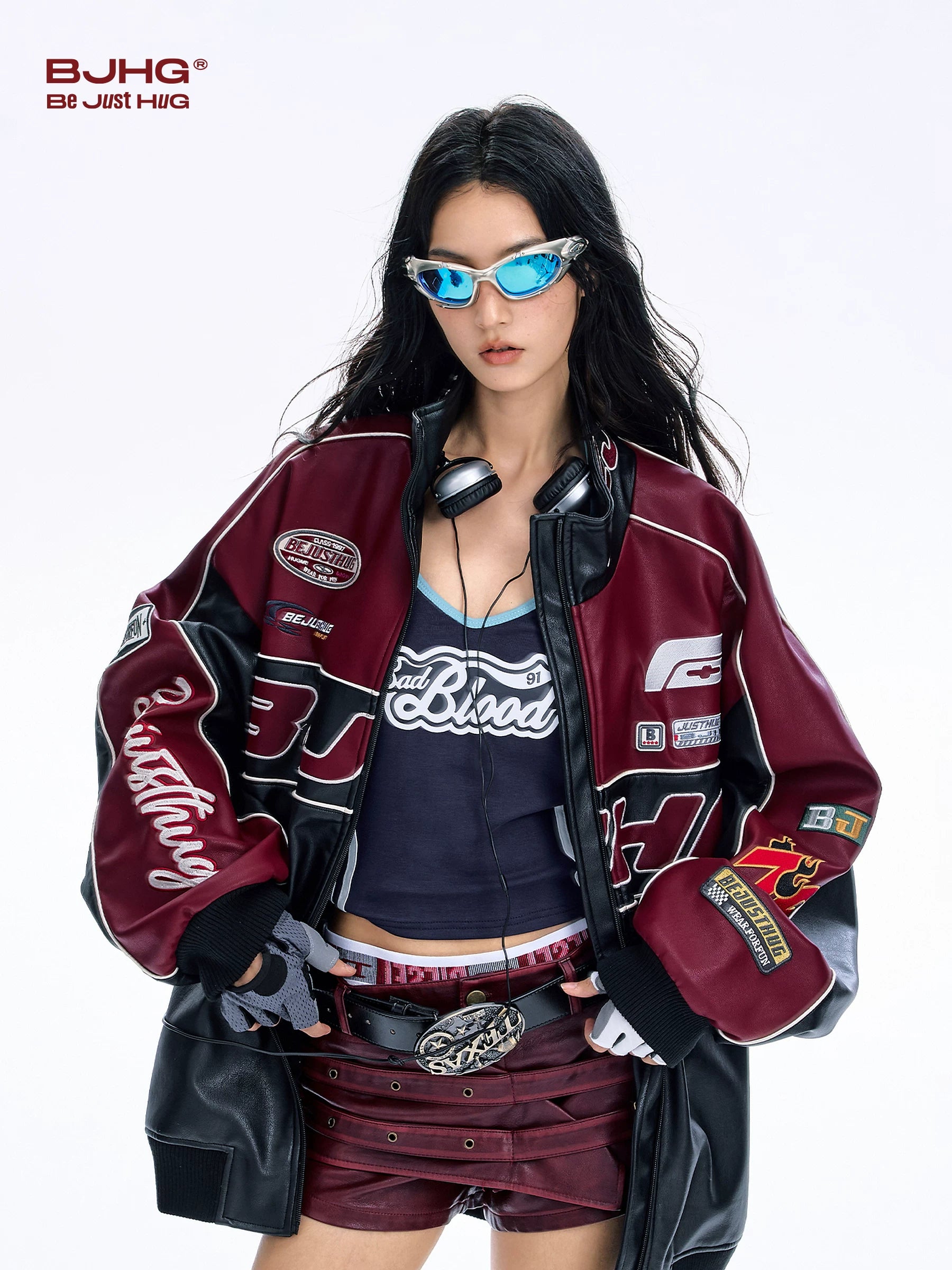 BJHG Premium Sense Racing Leather Jacket