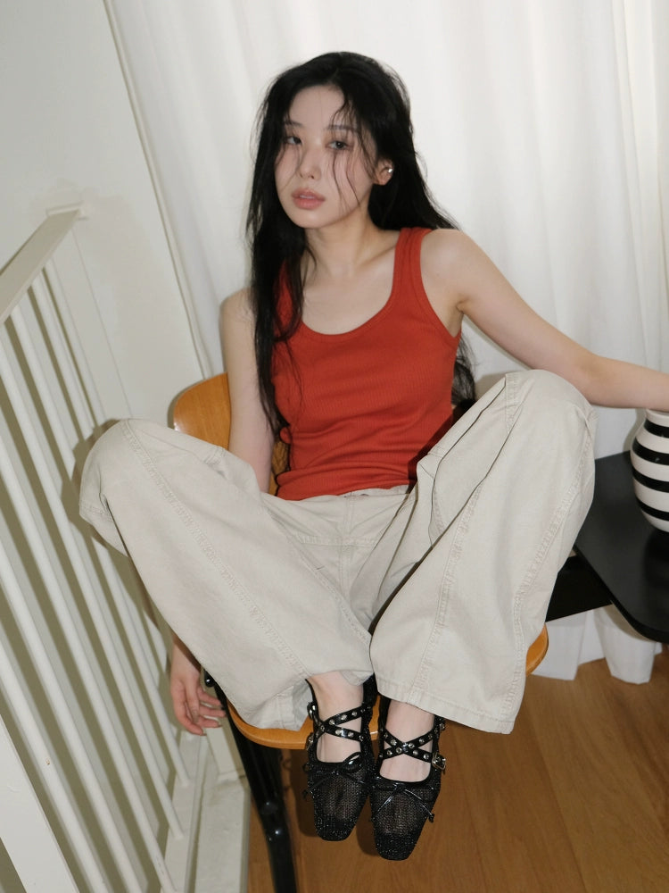 Mooreyu Bow Ballet Flats