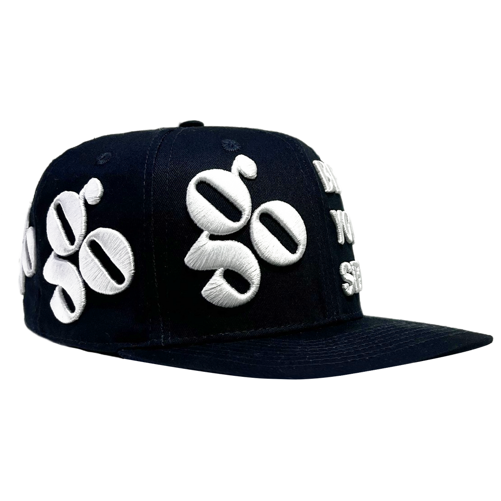Websurfgroup Stereo Embroidered Flat Brim Hat