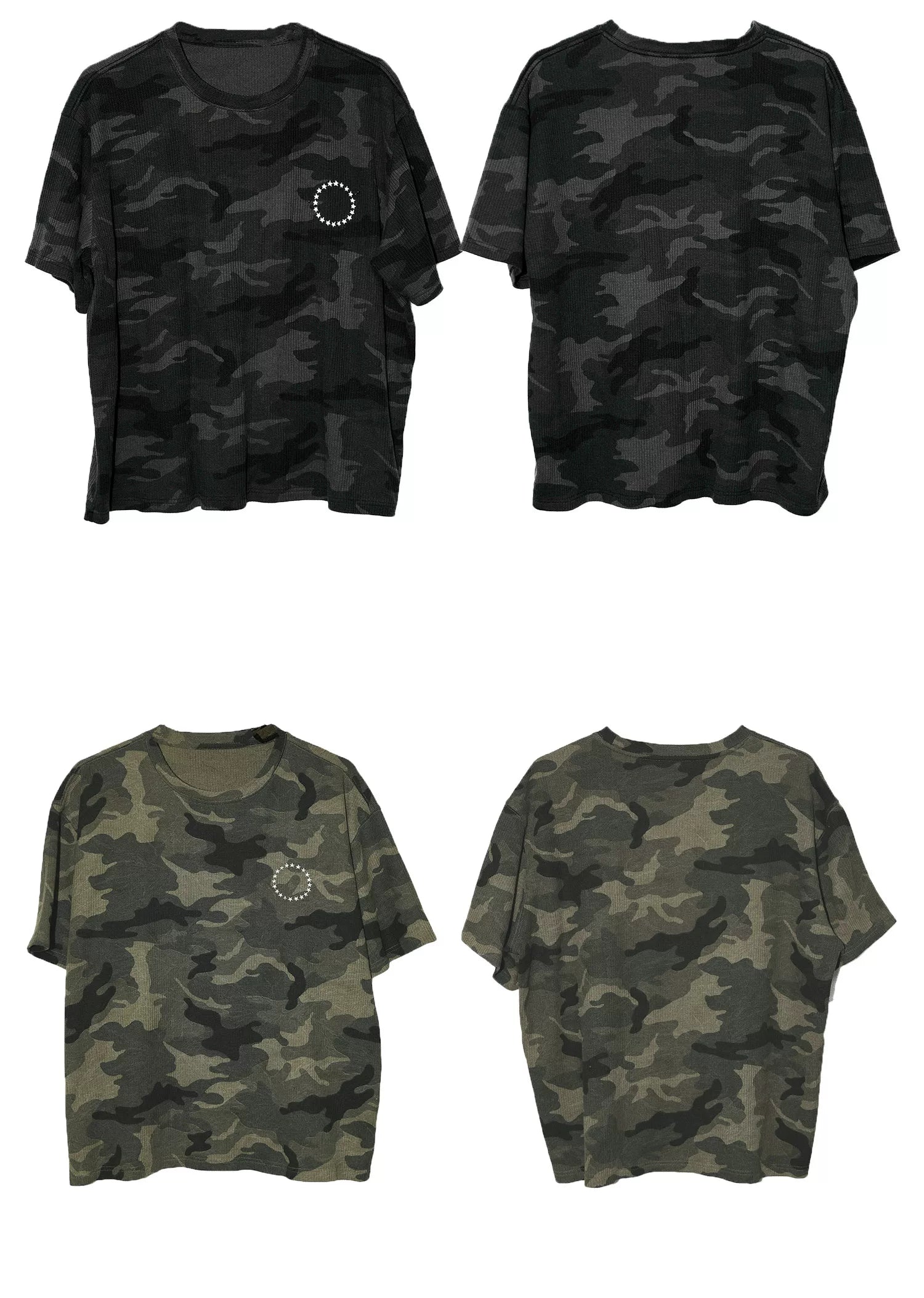 LIBERAFIT Camouflage Leopard Print Loose Tee