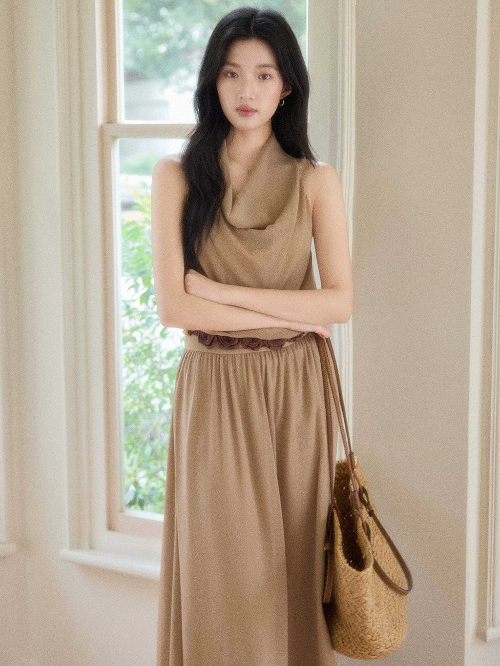 TYANG Neck Temperament Gentle Dress