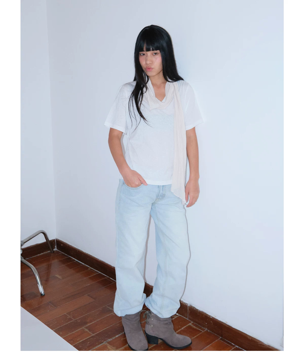 FUNKYFUN Vintage Straight Jeans