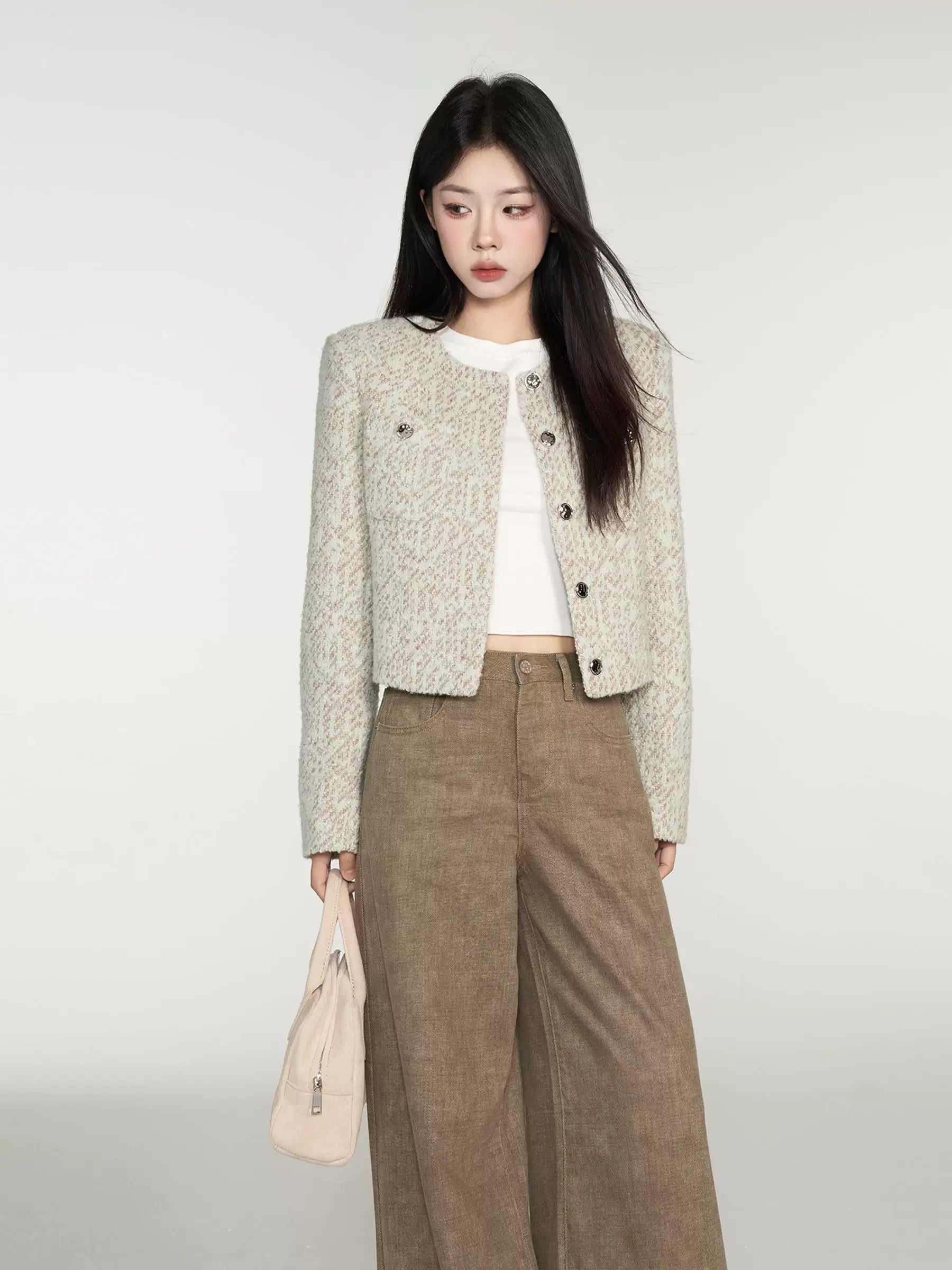 Wildberry High-end Korean Temperament Fashion Short Coat