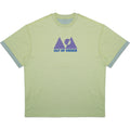O3PARK Retro Sports and Leisure Contrasting Color Tee