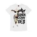 PAIKI Retro Crew Neck Front Shoulder Versatile Tee