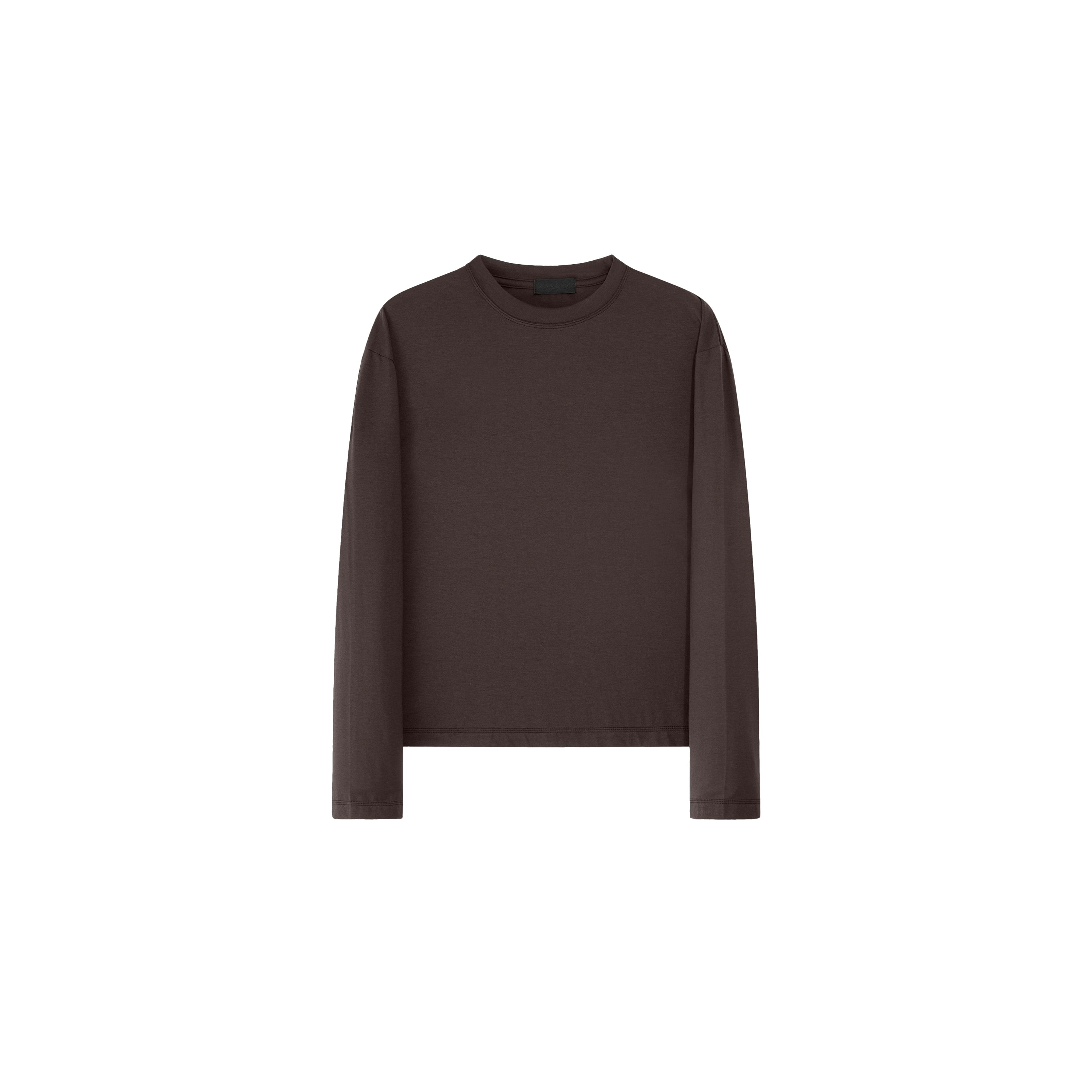 PLUS NO LOGO Simple Casual Versatile Soft Long Sleeve