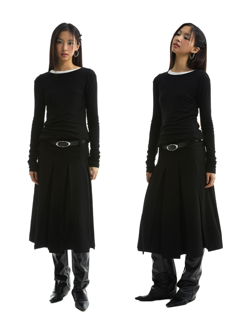 FUNKYFUN Skin-friendly and Comfortable Long Shirt