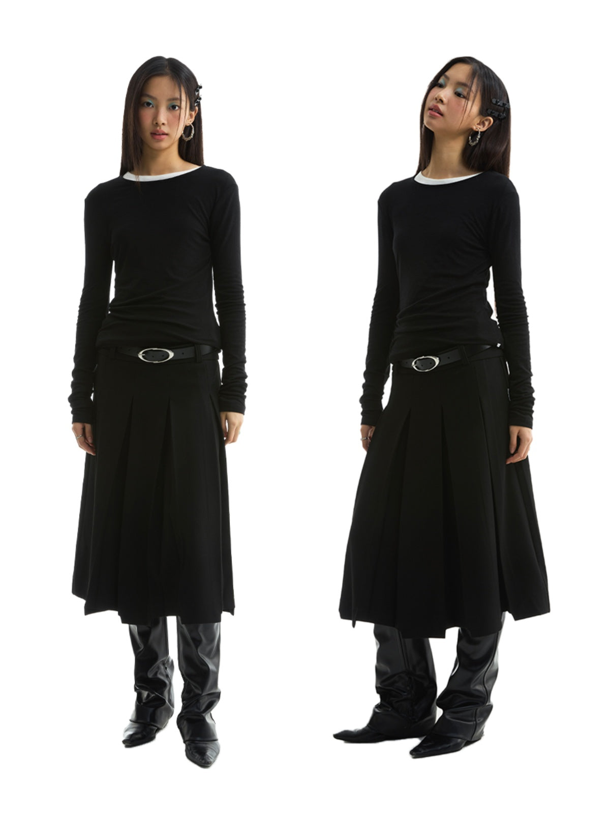 FUNKYFUN Skin-friendly and Comfortable Long Shirt