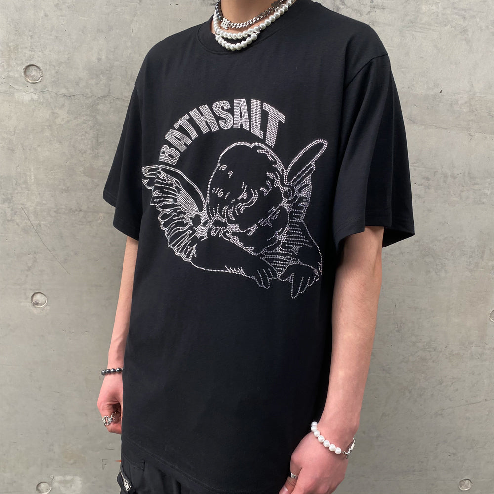 Human Voices Original Angel Rhinestone Diamond Tee