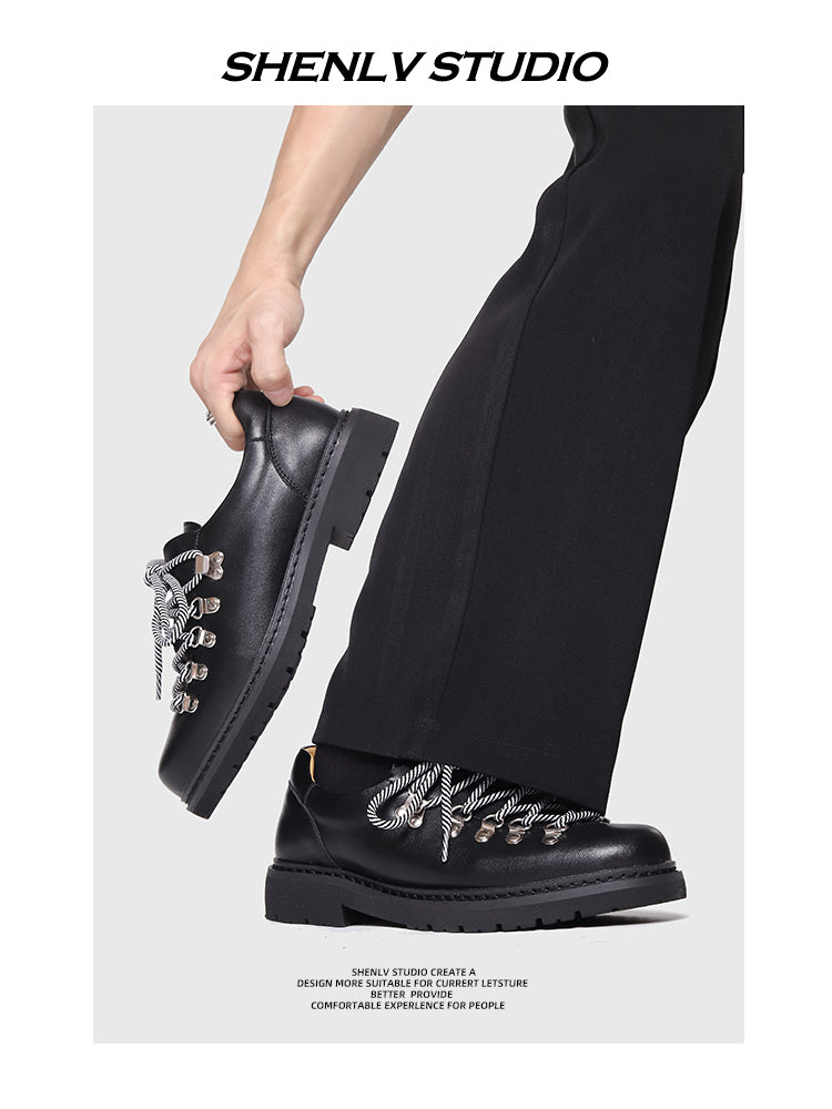 SHENLV STUDIO mountaineering derby shoes