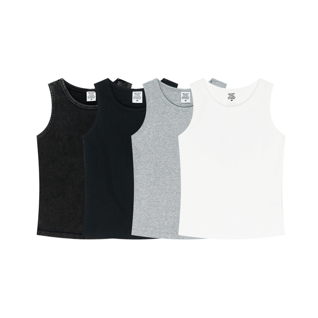 BE Women's Vest Slim Fit Crop Top