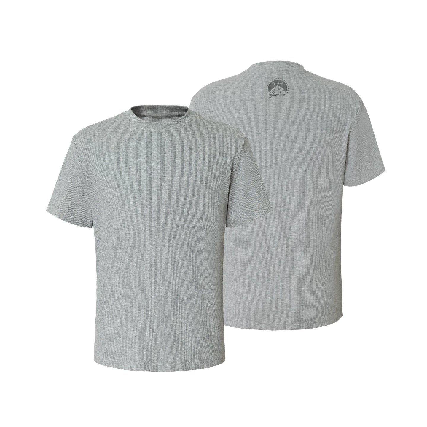 YAD Spoof Snow Mountain Print Slim Tee