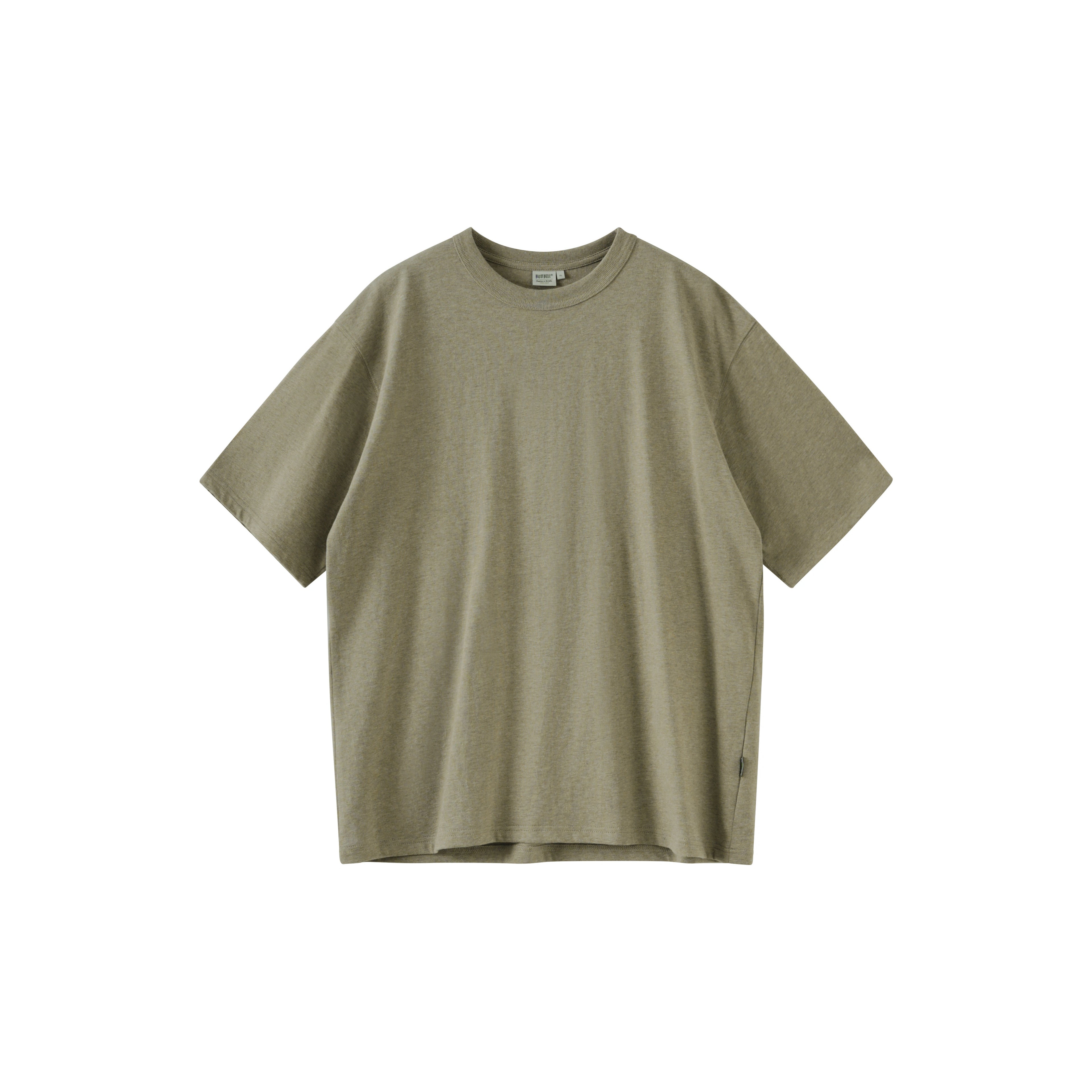 BUTTBILL custom-woven flower yarn fabric washed Japanese Tee