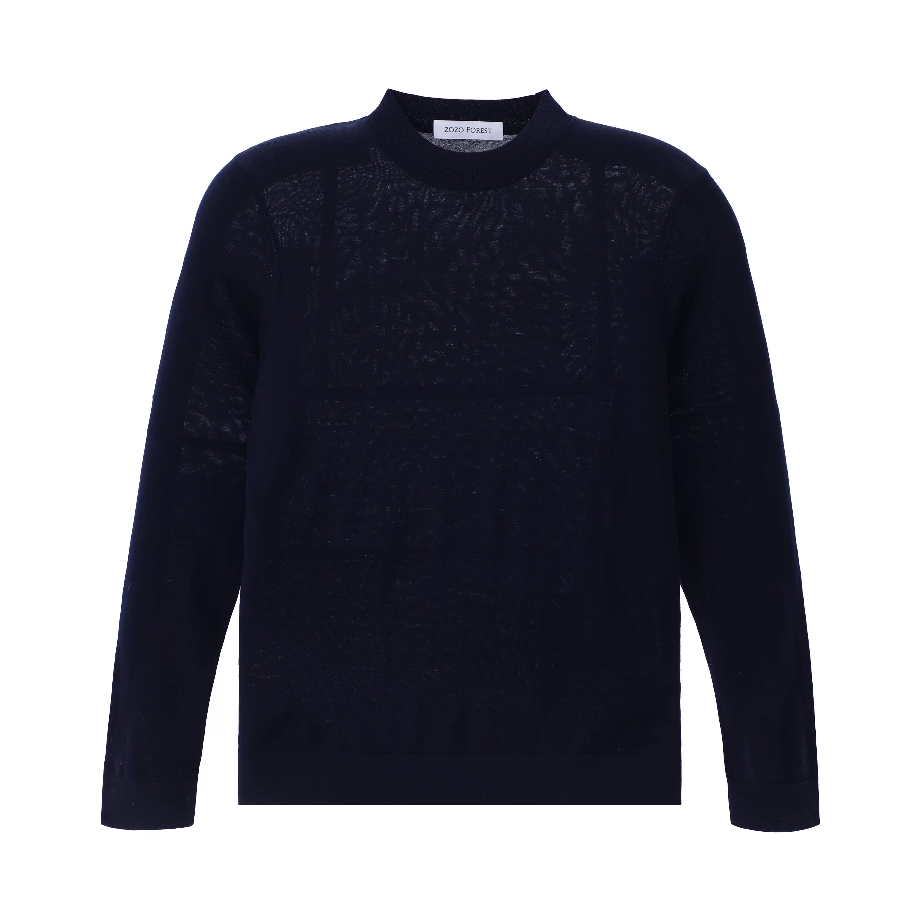 ZOZOFOREST Old Money Base Warm Crew Neck Sweater