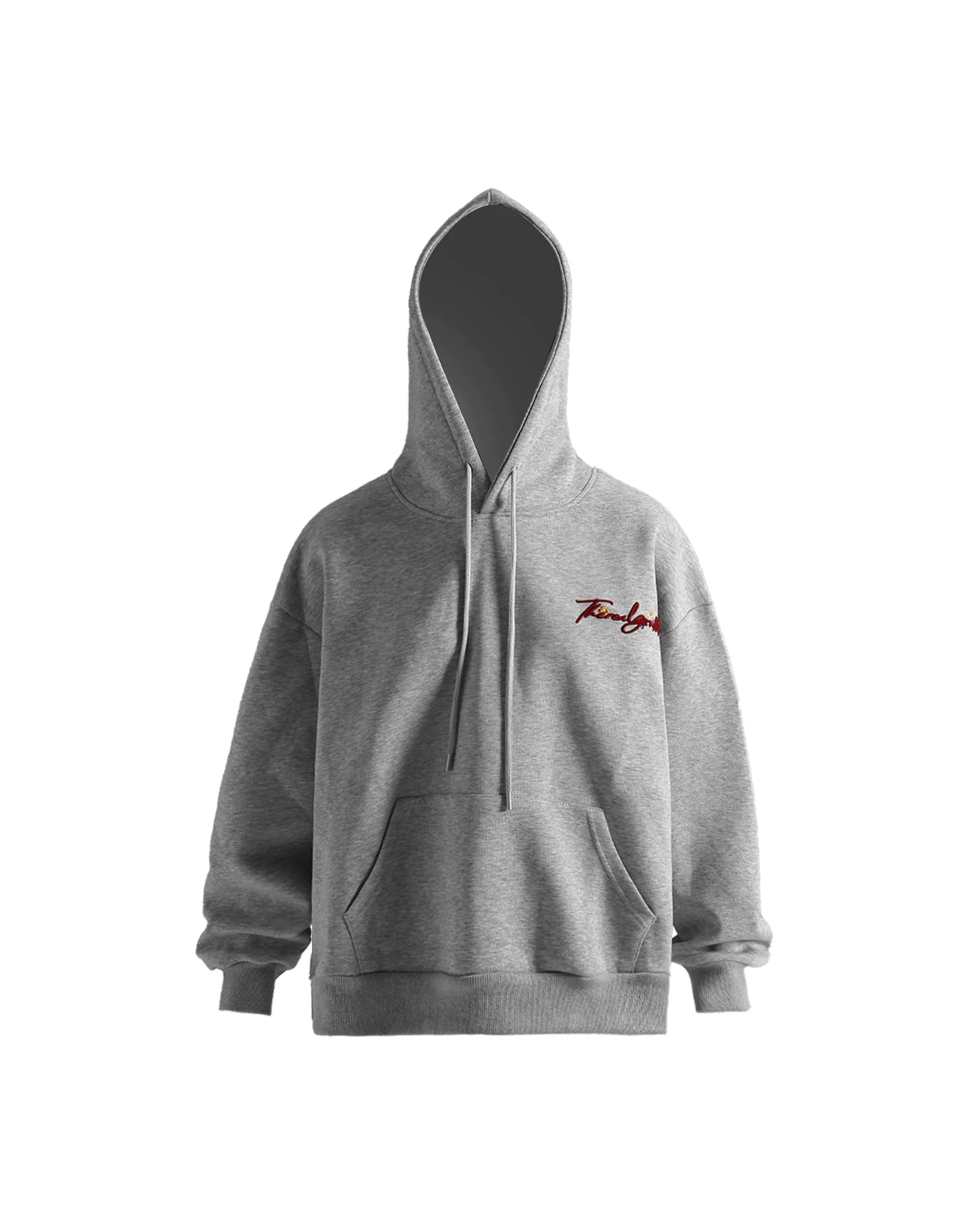 AceStudios Three-dimensional Embroidered Floral Hooded Sweater