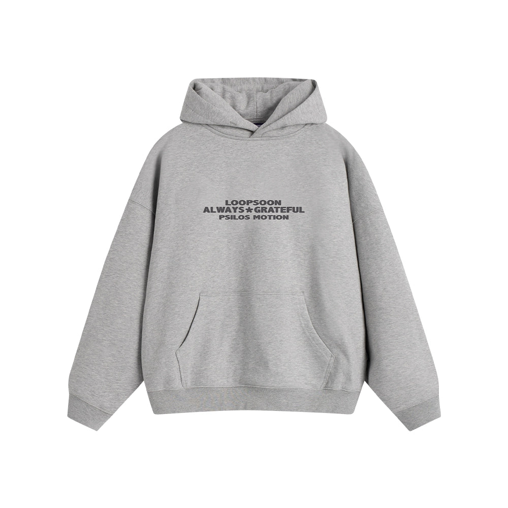 Loopsoon Chest Old Printed Loose Casual Sweater