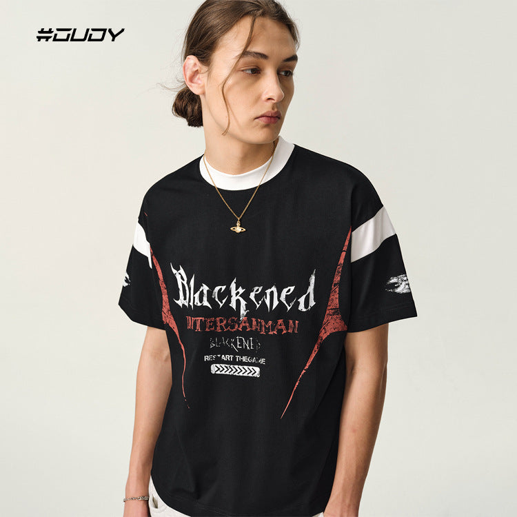#OVDY BLACKENED sense bacteriostatic heavy splicing Tee
