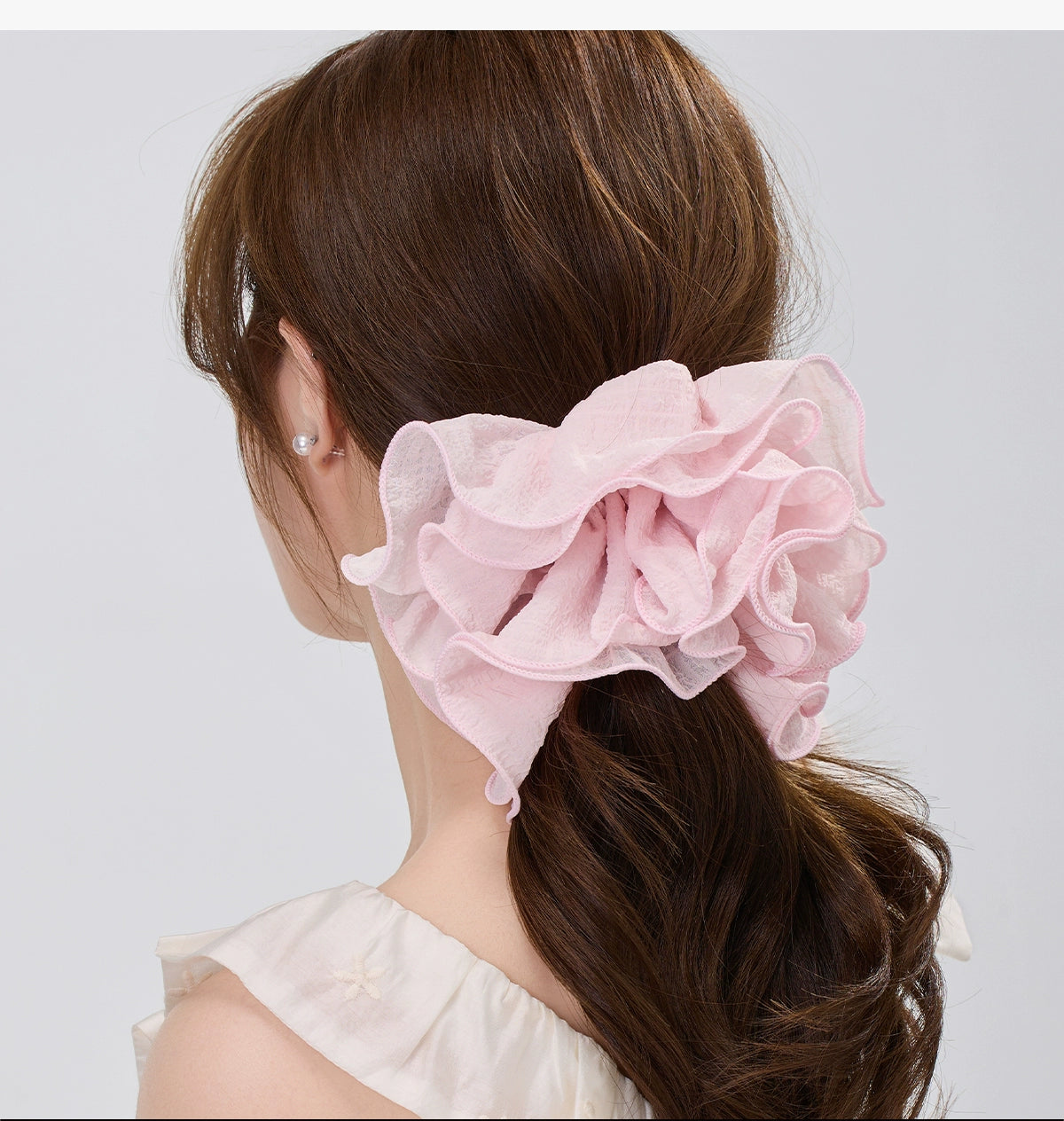 DODOGOGO Japanese Fresh Lace Plaid Hair Rope