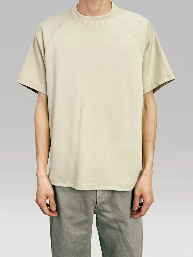 PLUS NO LOGO Moisture Wicking Small Neckline Shoulder Tee