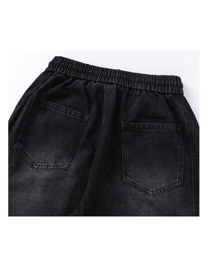 UNF Vintage Washed Old Straight Wide Leg Jeans