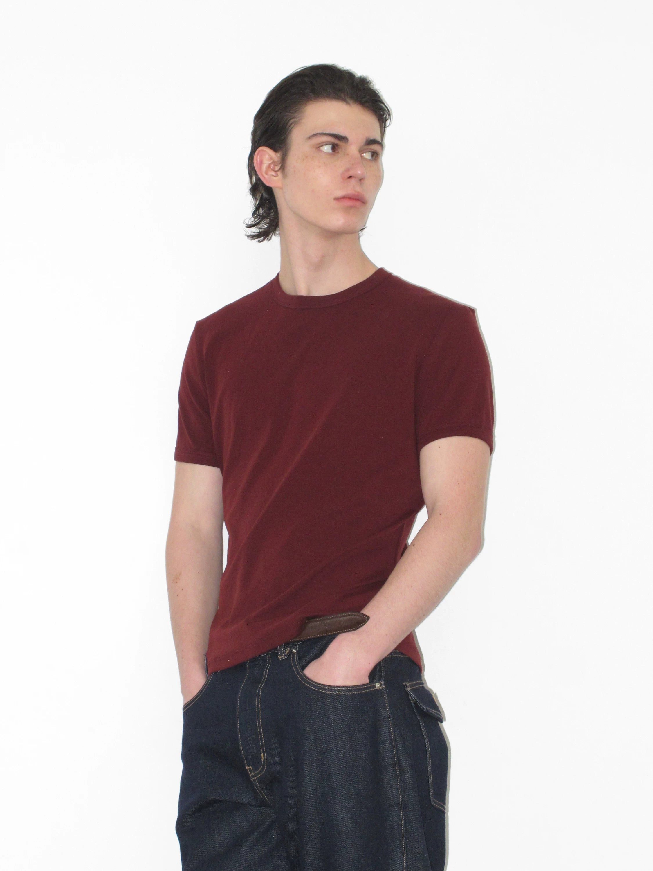 NOT UGLY Classic Lyocell Cotton High-Stretch Drop Shoulder Short-Sleeve T-Shirt