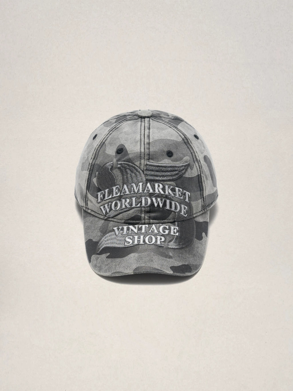 Fleamarket Camouflage Embroidered Cap