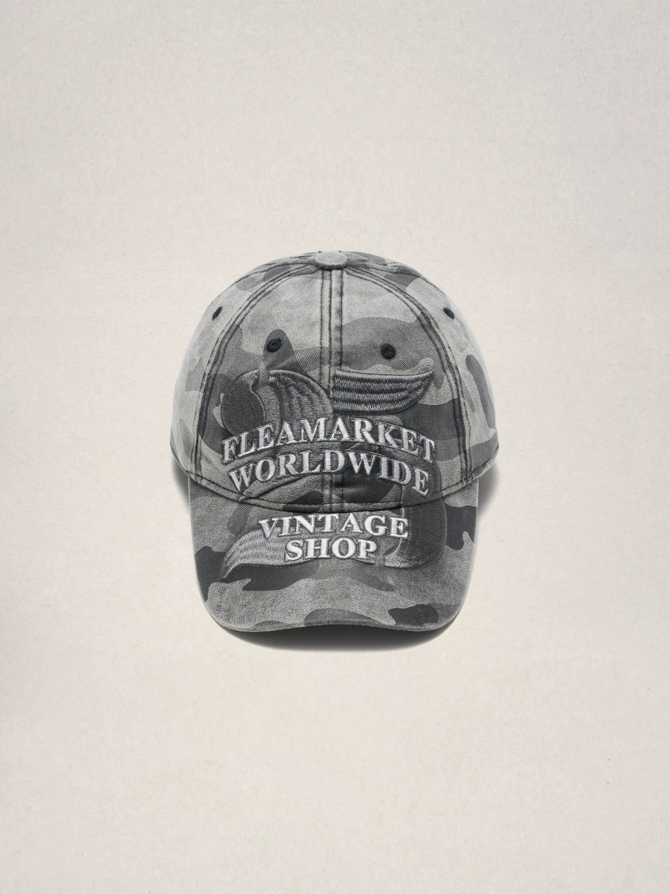 Fleamarket Camouflage Embroidered Cap
