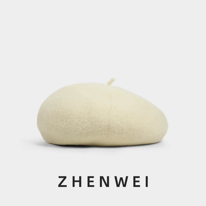 ZHENWEI Premium Full Wool Beret