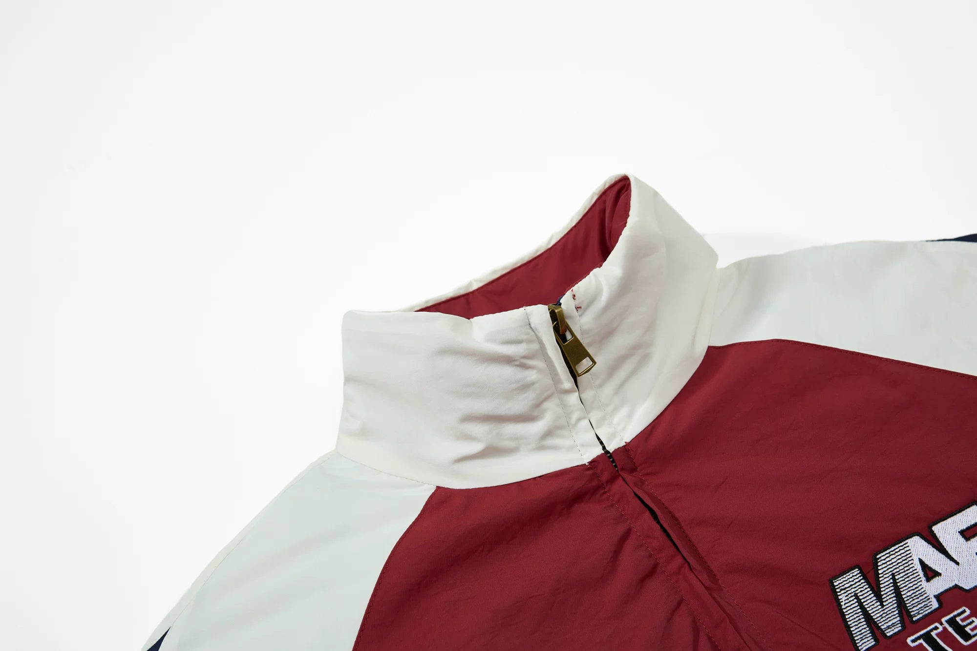 Saimt Color Block Stand Collar Oversized Sportswear Jacket