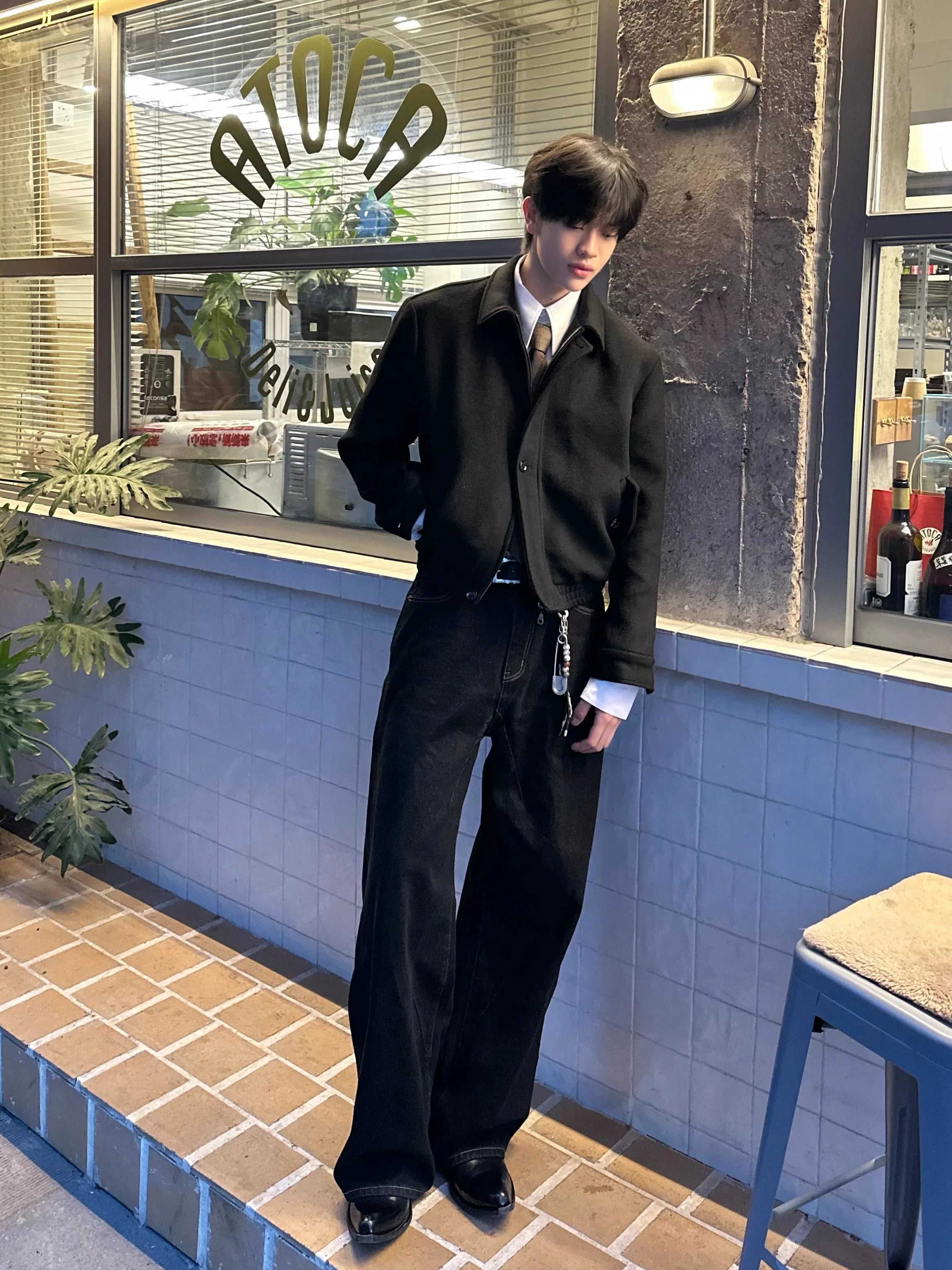 Stay the Night Fleece Striped Front Shoulder Zip Jacket