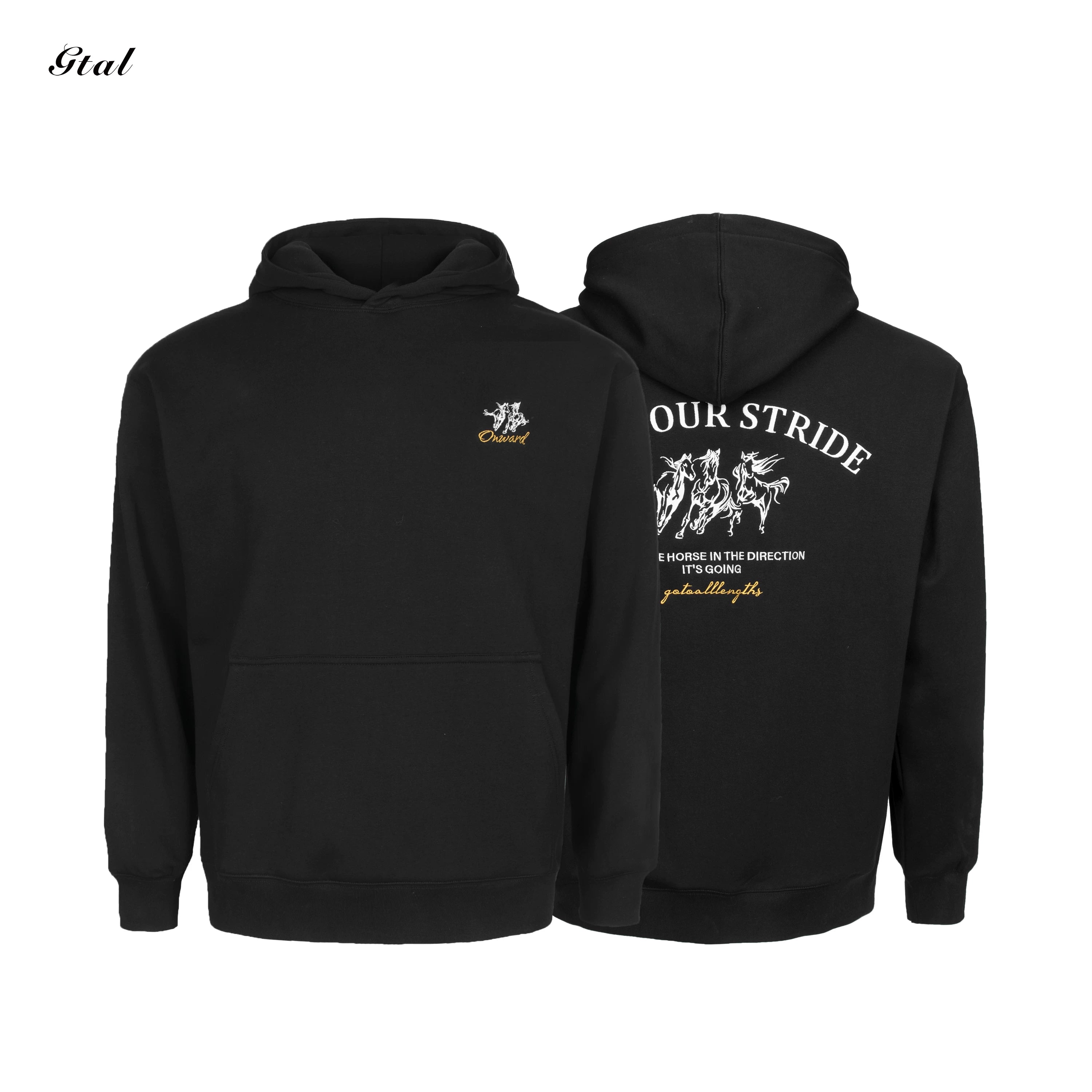 GTAL Hooded Embroidered Fleece Sweater