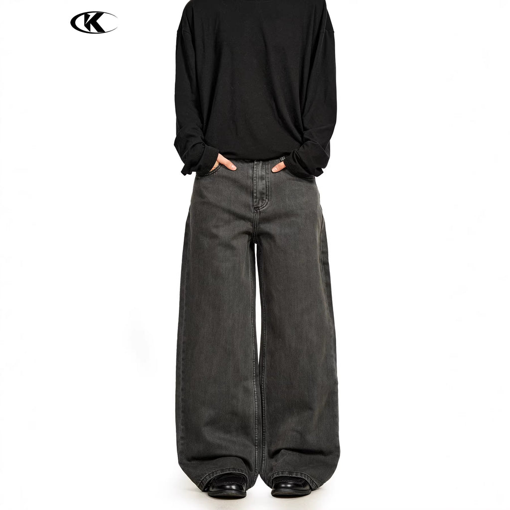 11KN Retro Casual Three-dimensional  Slim-fitting Pants