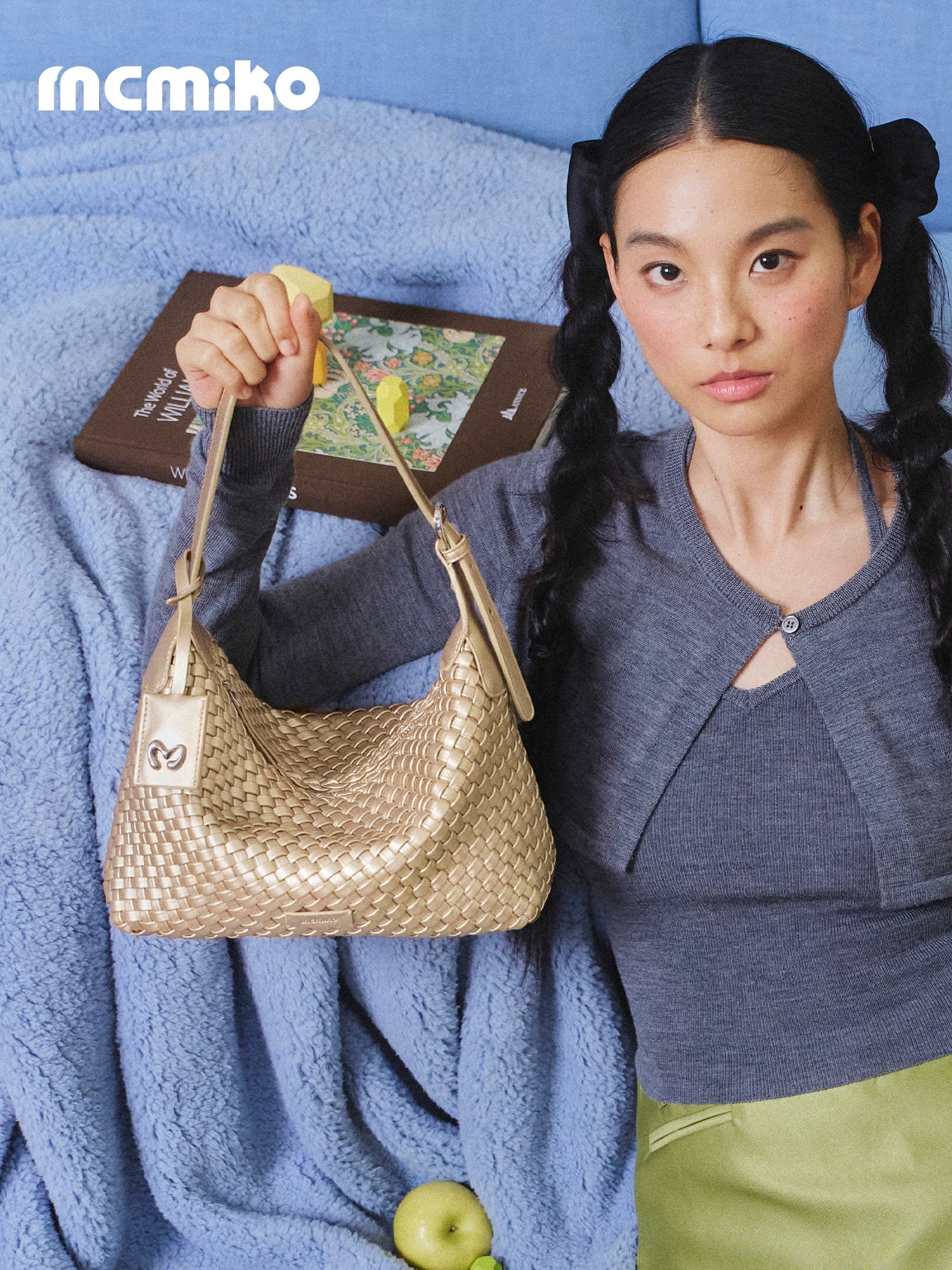 Mcmiko Woven Casual Underarm Bag