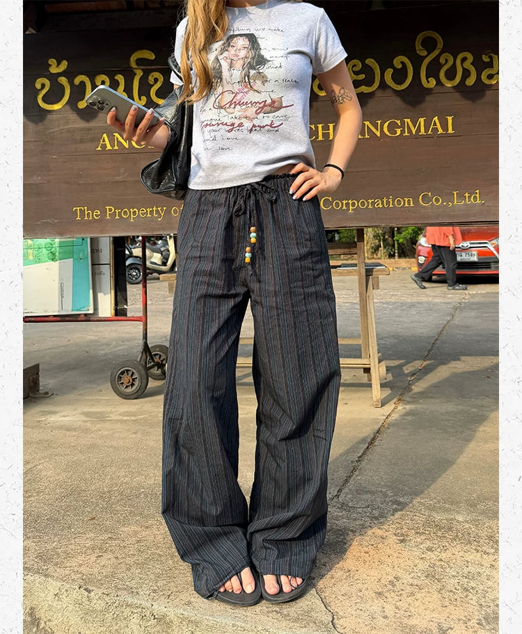 CCYE Striped Thin Casual Pants