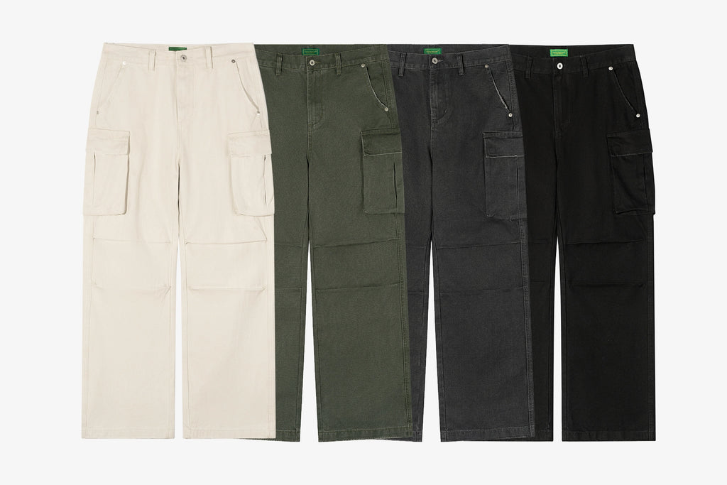 NO LOGO Straight Loose Washed Old Overalls