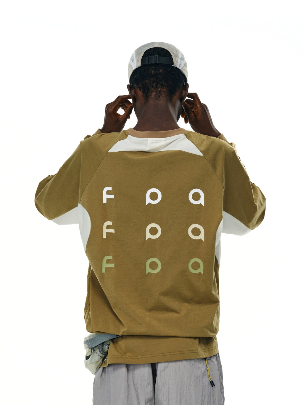 FPA Contrast Splicing Crew Neck Premium Retro Long Sleeves