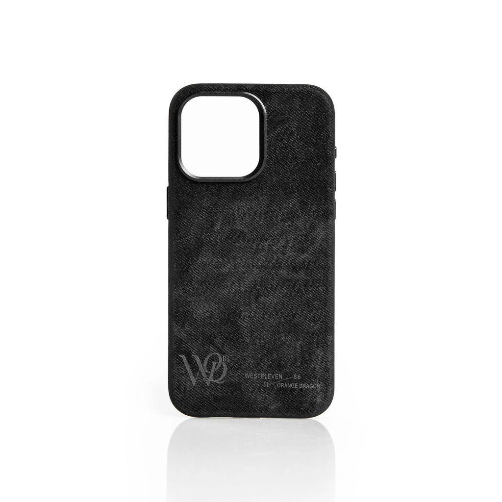 WESTELEVEN Apple Embossed LOGO Magnetic Mobile Phone Case, Magnetic Card Bag, Earphone Case.