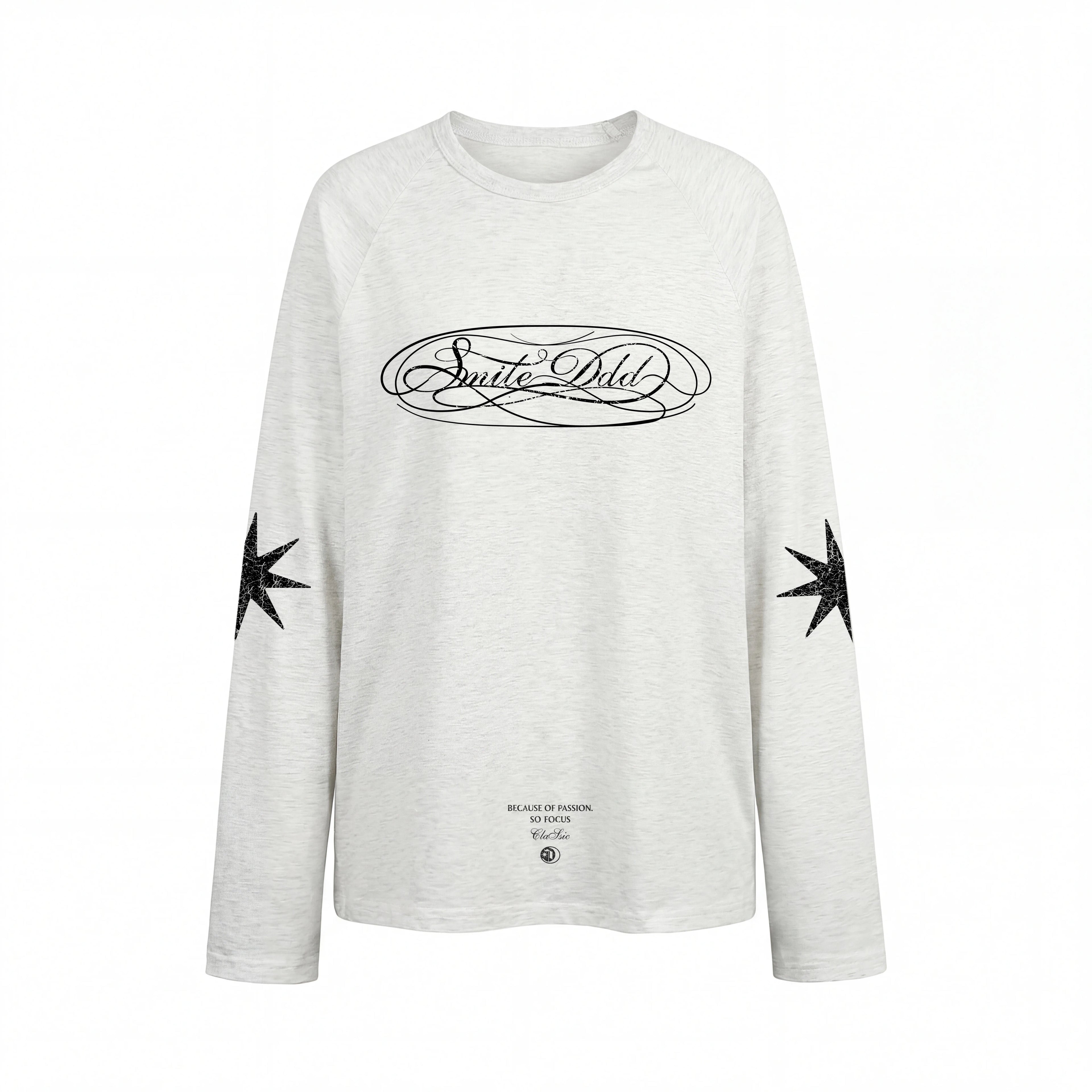 SMILE DDD Micro Transparent Loose Versatile Long Sleeve