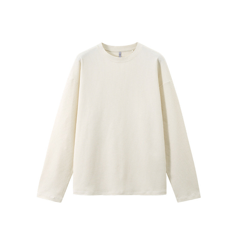 Inflation Waffle Breathable Crew Neck Long Sleeve