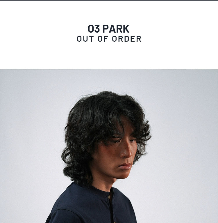 O3PARK Retro Casual Collarless Polo Shirt