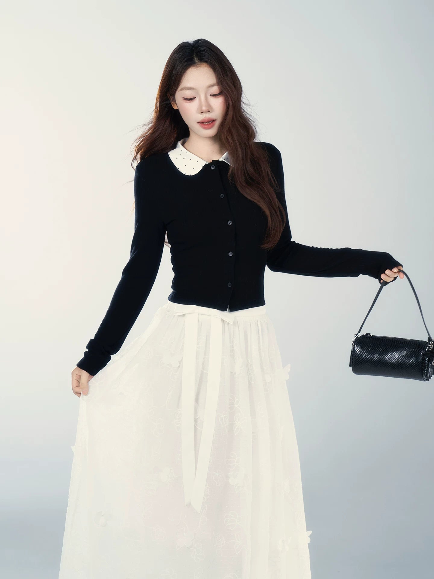 Wildberry Vintage Skinny Knitted Sweater