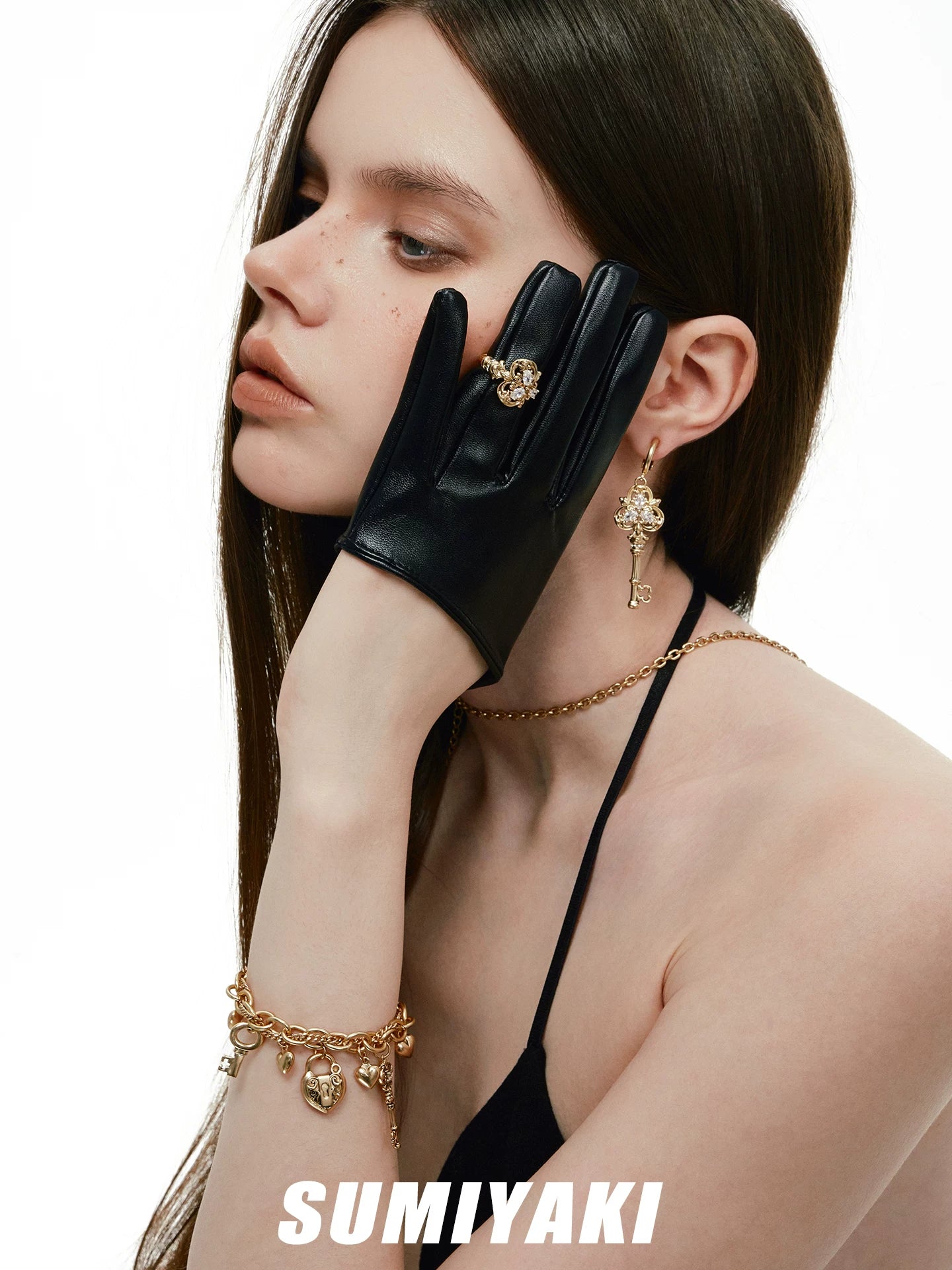 SUMIYAKI Retro Exquisite Relief Key Bracelet