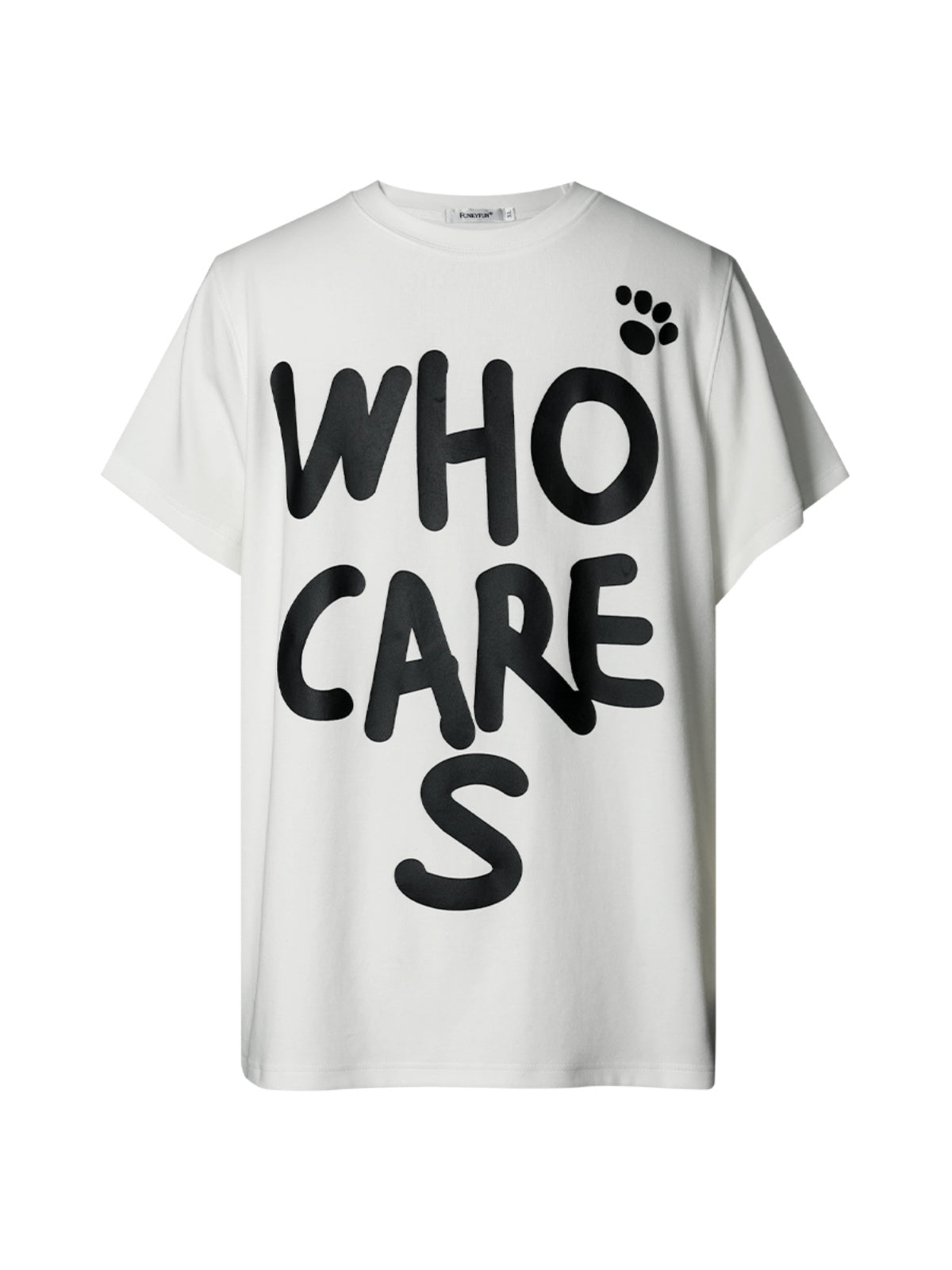 FUNKYFUN Alphabet Hand-drawn Font Printed Tee